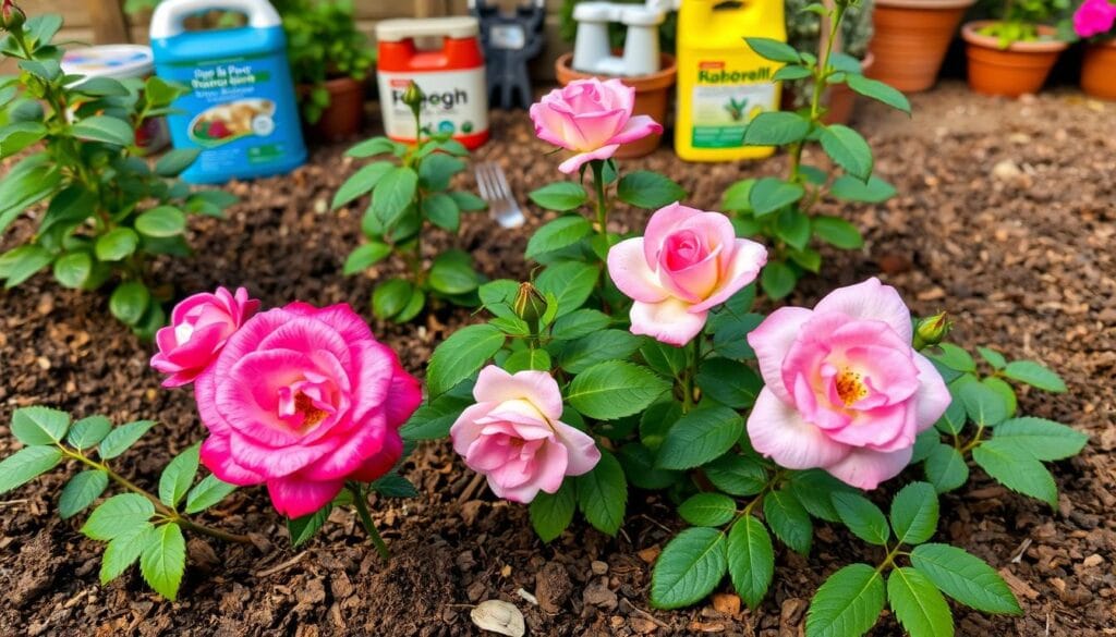 Clay soil rose care