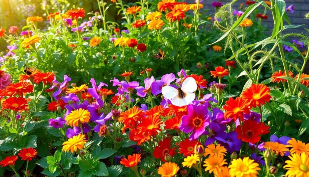 Edible flower garden