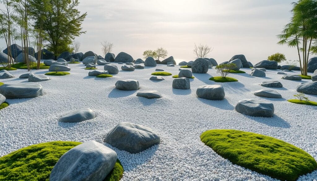 Japanese rock garden Japanese rock garden