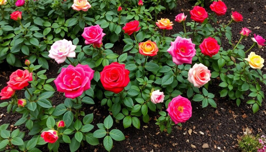 Rose gardening in heavy clay