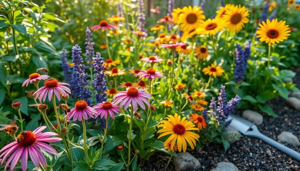pollinator garden care