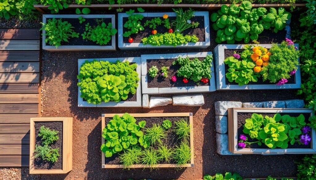 raised bed garden construction