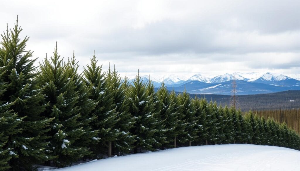 living snow fences